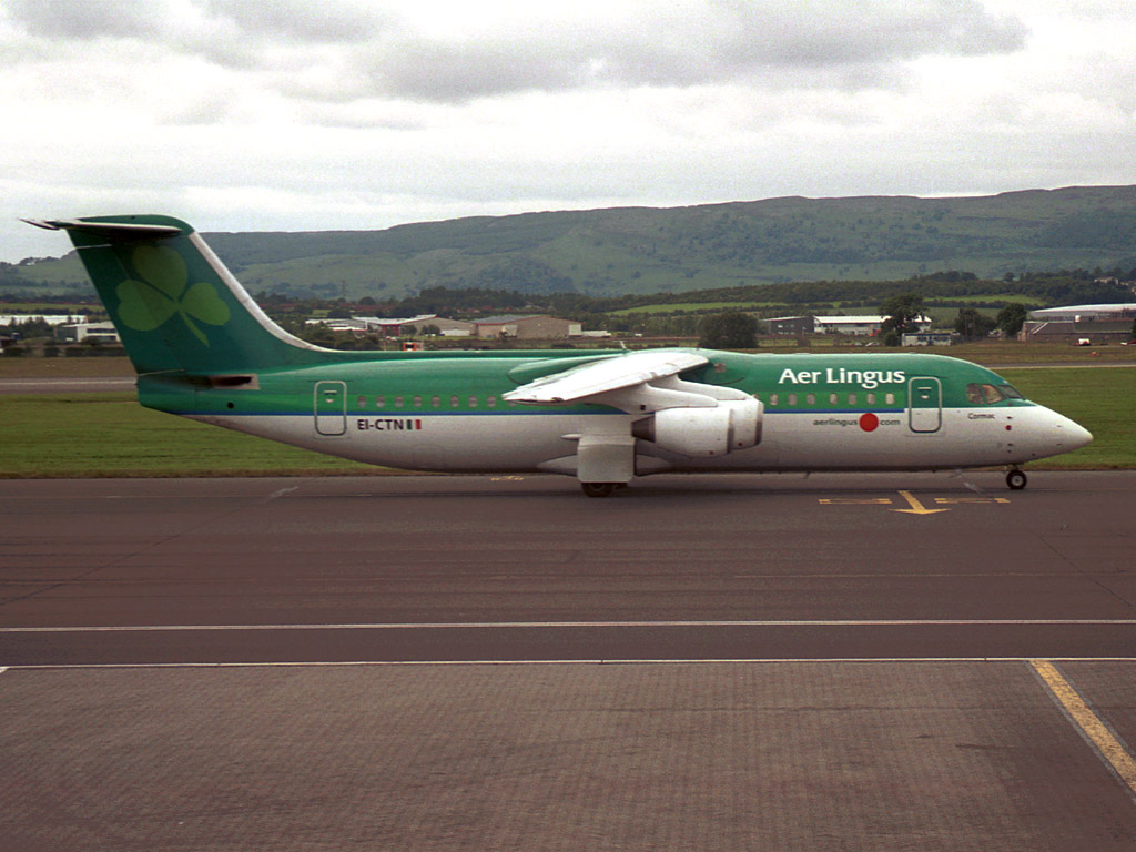 Aer Lingus BAe 146-300 - EI-CTN @ GLA (26 June 2003)