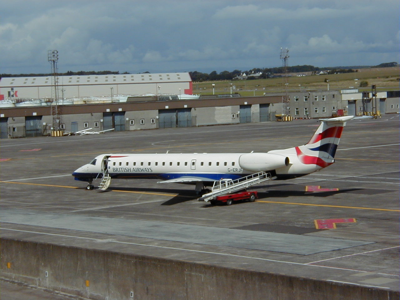 Brymon Airways EMB145EP - G-ERJF @ PIK (4 August 2001)