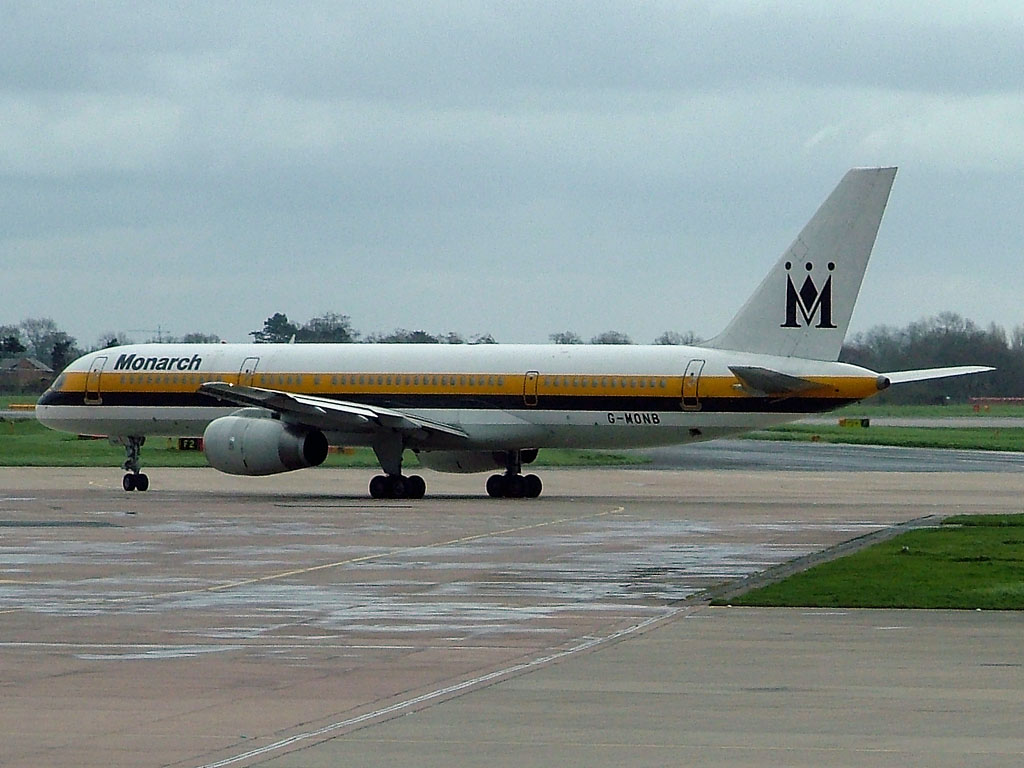 Monarch Airlines Boeing 757-2T7 - G-MONB @ MAN (6 April 2004)