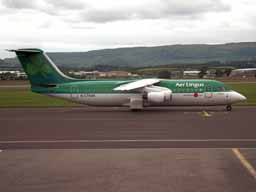 24 June 2003 (1709) EI-CTN taxiing from Rwy 23 to Stand 1 at GLA