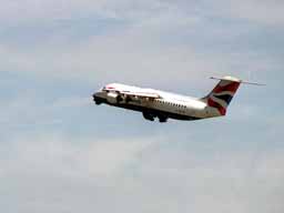 15 July 2003 (1520) G-CFAD having taken off at MAN