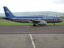 5 June 2003 (1702) G-MIDZ taxiing to runway 23 at GLA