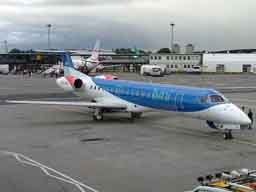 19:30 - G-RJXG unloading on Stand 17 after a flight from Manchester