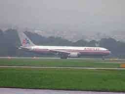 08:44 - N376AN taxiing off runway 23 after arrival from ORD